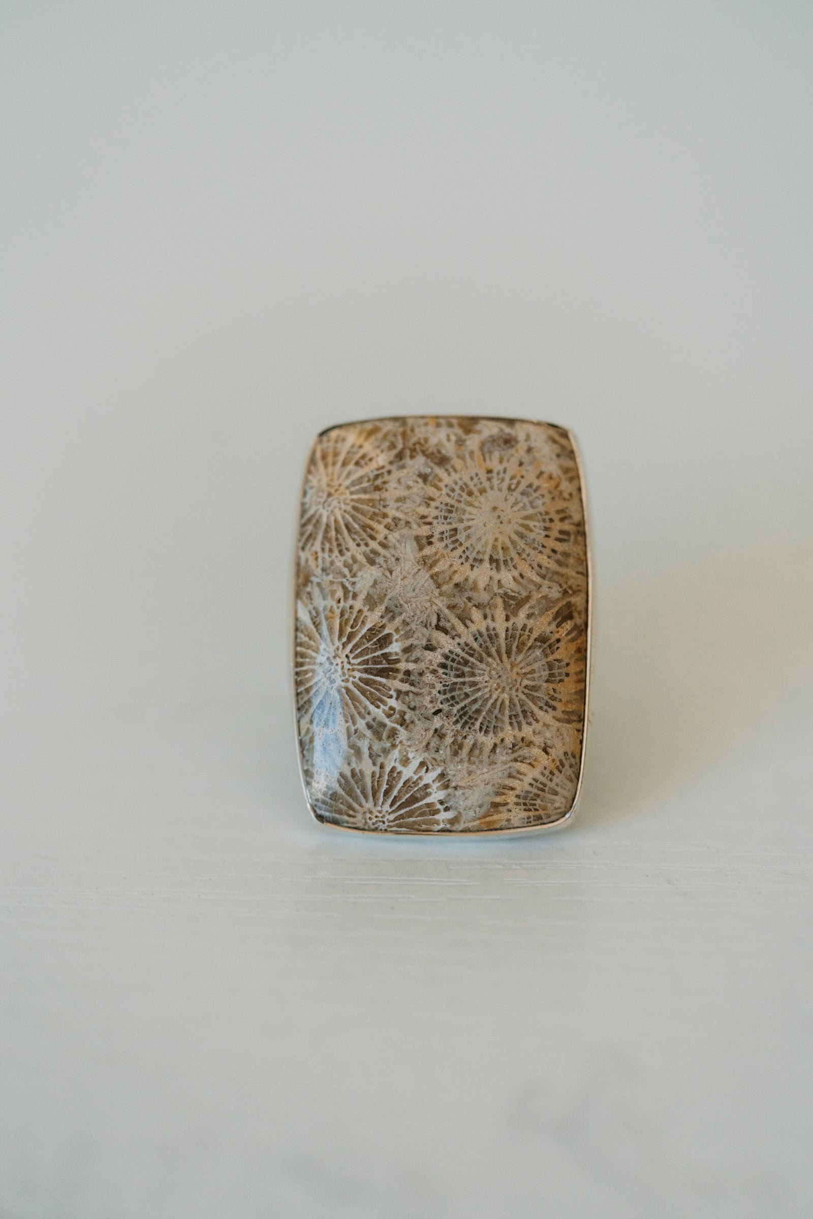 Reba Ring | #3 | Fossilized Coral