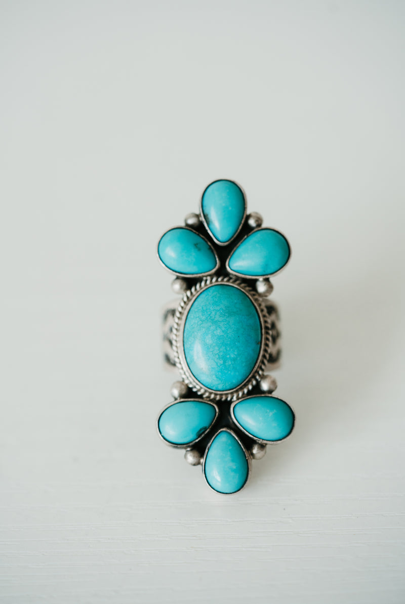 Rhona Ring | Turquoise - FINAL SALE