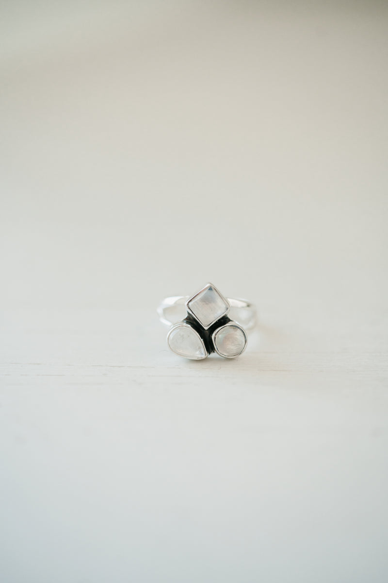 Dahlia Ring | Small | Moonstone