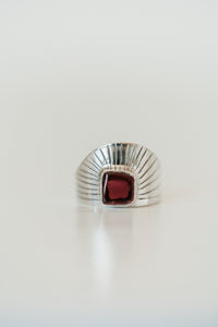 Yazzie Ring | Red Garnet