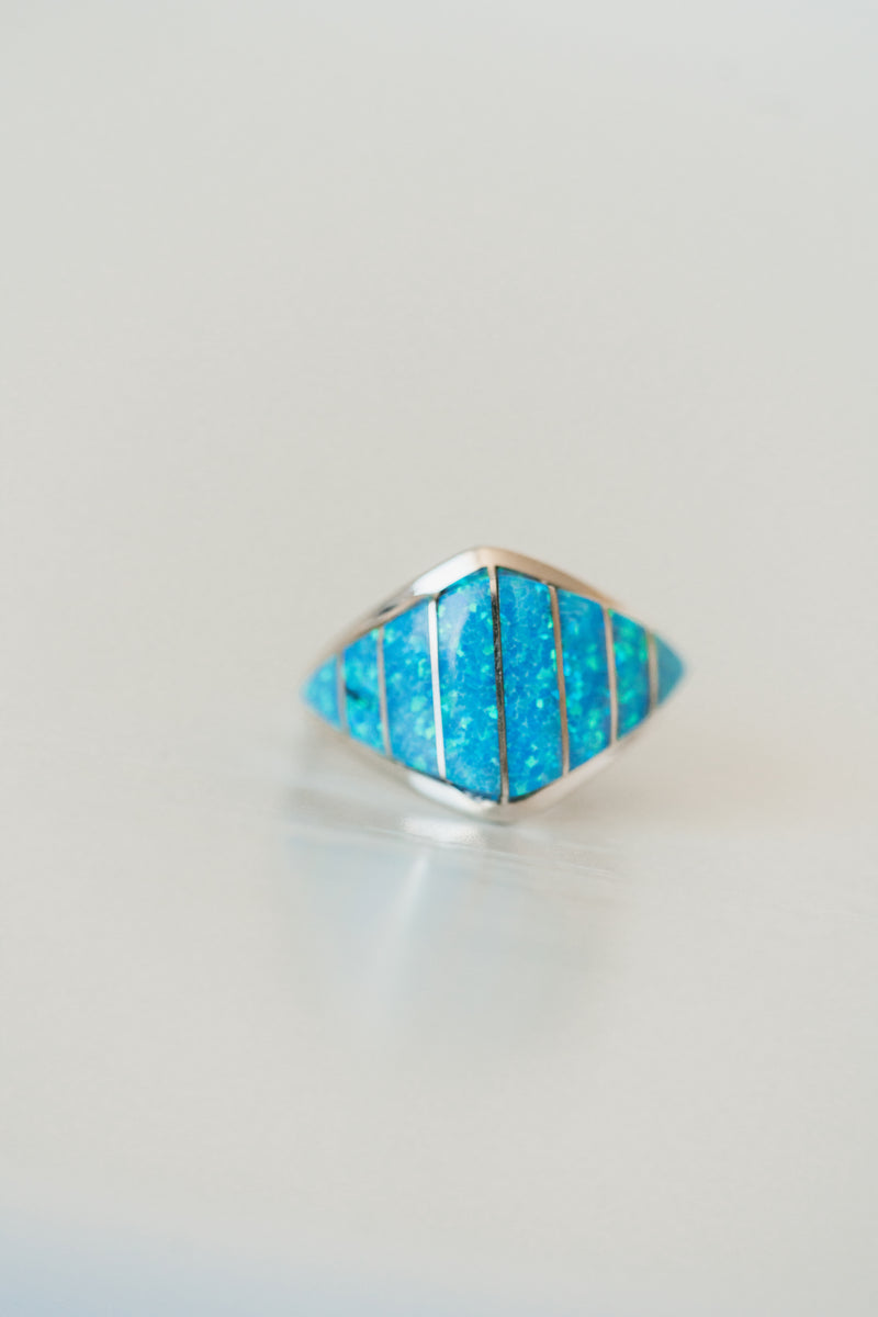 Sammy Ring | Blue Opal