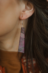 Evangeline Earrings | Purple