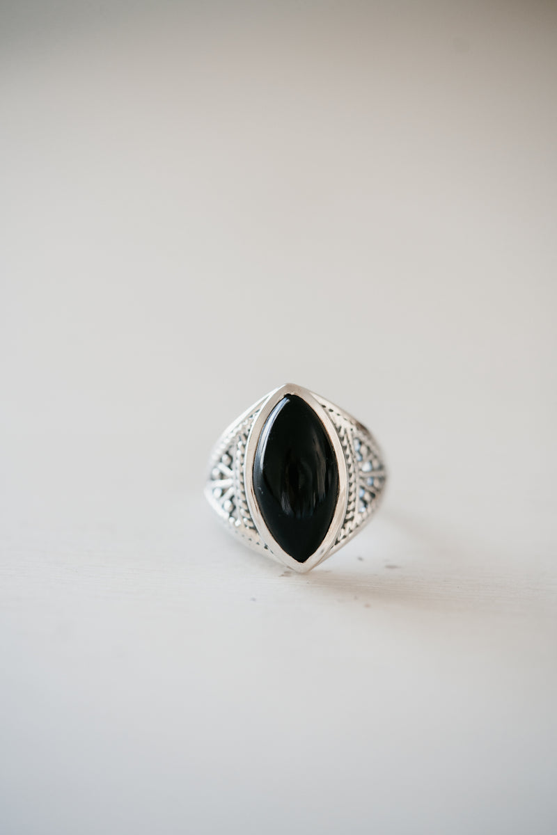 Charity Ring | Black Onyx - FINAL SALE