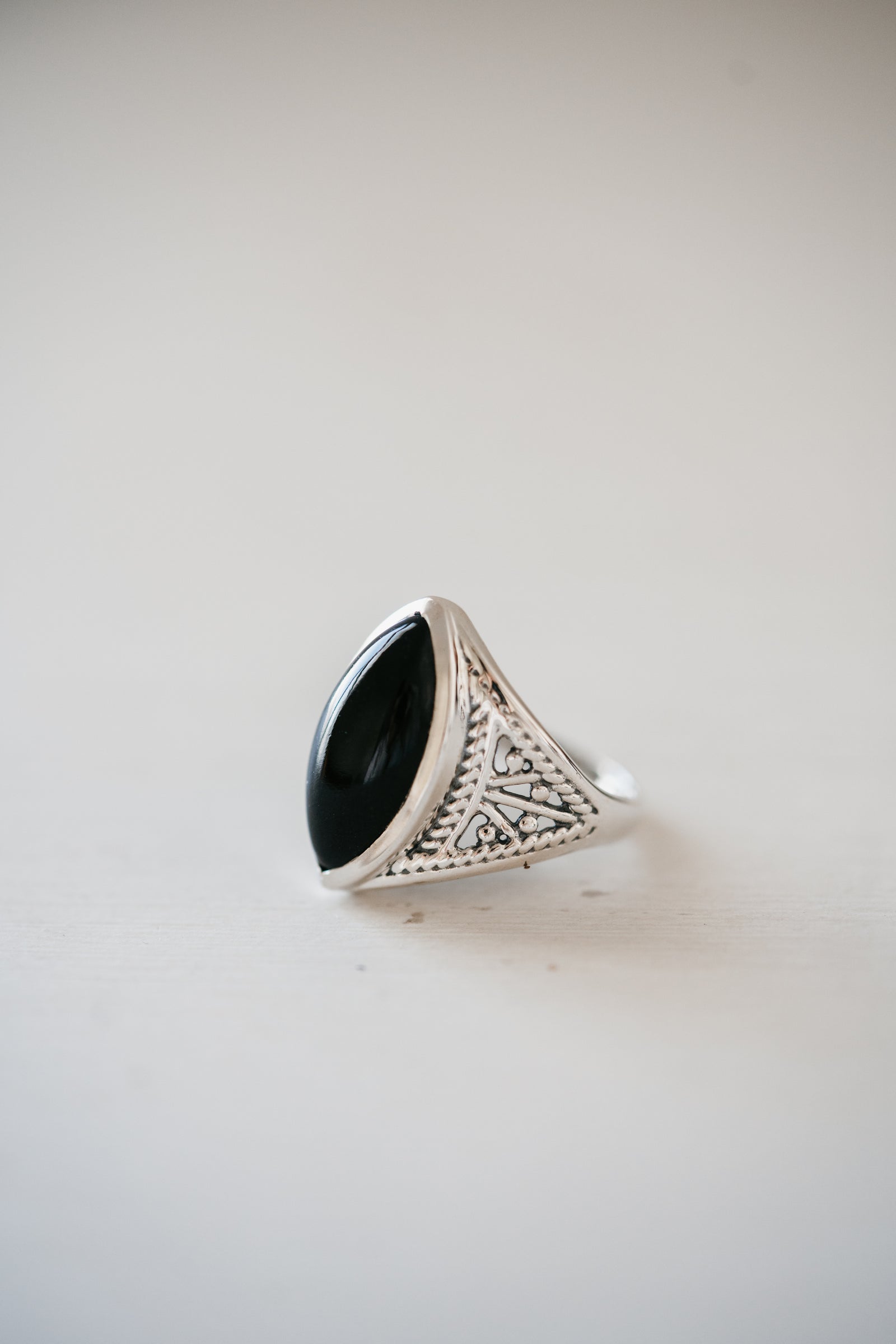 Charity Ring | Black Onyx - FINAL SALE