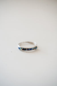 Single Bar Ring | Purple Turquoise