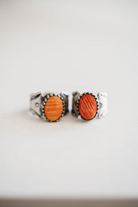 Josephine Ring | Red & Orange Spiny Oyster - FINAL SALE